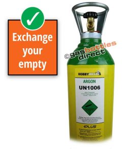 Hobbyweld Argon Plus Welding Gas Cylinder Refill