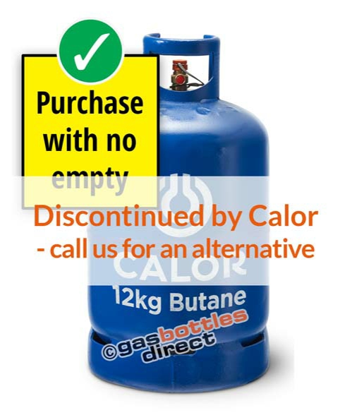 12kg Butane Calor Gas Bottle New Full Cylinder