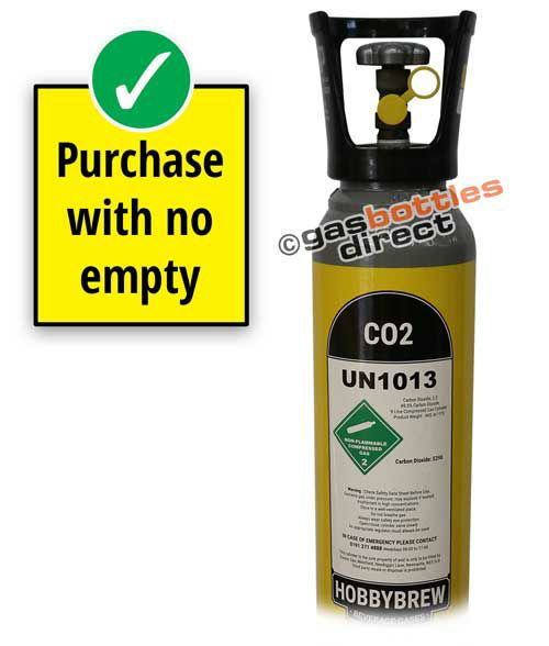 Hobbybrew Carbon Dioxide Gas New Full Cylinder